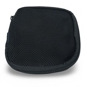 Plantronics Black Mesh Zippered Headset Carrying Case Travel Pouch Protector